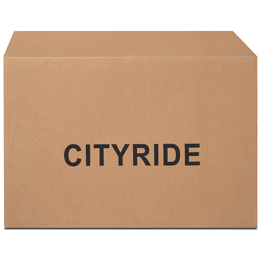 Детский трехколесный велосипед "CITYRIDE". Рама алюминий, может трансформироваться, подножки, колеса 8/7 EVA, капюшон, род. ручка, сине-серый в Джамбо Тойз #14