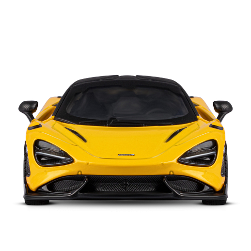 ТМ "Автопанорама" Машинка металлическая, 1:31 McLaren 765 LT, желтый, открываются двери, свет, звук, инерция, в/к 18*13,5*9 см в Джамбо Тойз #12