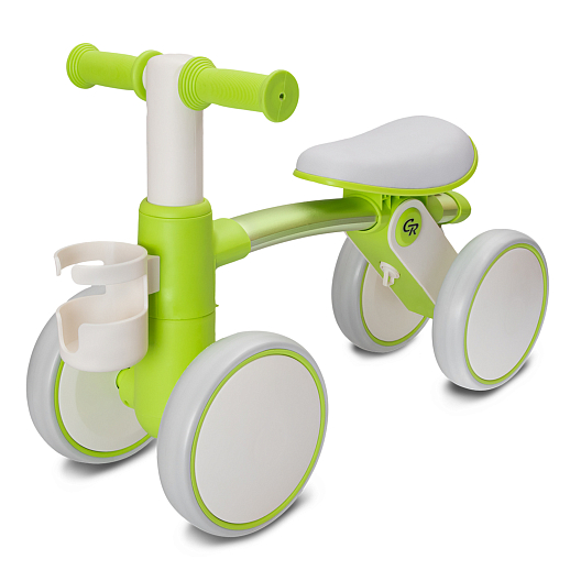 Беговел CITYRIDE, модель CR-BB-06, колеса EVA, алюминиевая рама, задняя ось сдвижная, цвет зелёный в Джамбо Тойз #3