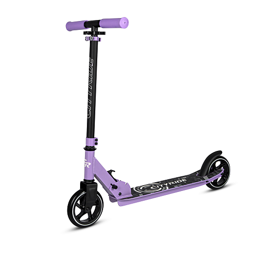 Двухколесный самокат CITYRIDE 145MM PU; алюминий/сталь порошковое покрытие; заниженная дека 52*10,5СМ, без амортизатора; руль 79-89СМ. Тормоз - сталь, подшипники: Abec-9, грипсы резина 100мм. в Джамбо Тойз