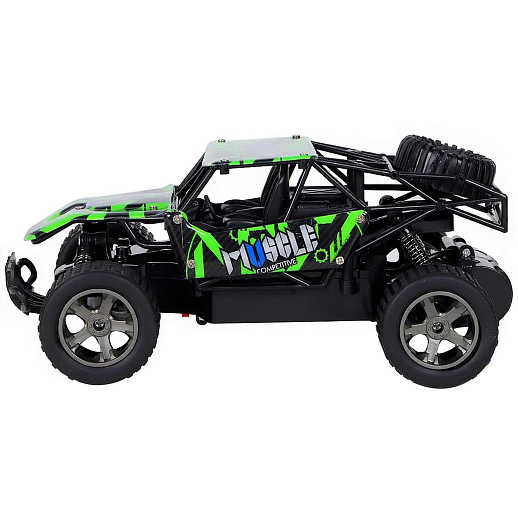 AUTODRIVE Р/у скоростной багги, М1:18, до 15км/ч, 2,4GHz,  аккум.в компл., цвет зеленый, в/к 31*19,2*14,3см в Джамбо Тойз #4