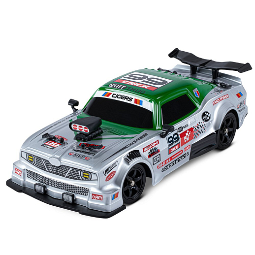 AUTODRIVE 1:16 2.4GHz Р/У Машина для дрифта с паром, 4WD, запасн.колеса 4шт., свет, с аккум, в/к 31*15*15см в Джамбо Тойз #2