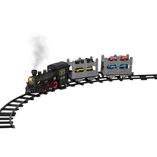 Железная дорога на бат. 19 дет. свет, звук, пар в/к 37,0*9,0*20,0 см в Джамбо Тойз #15
