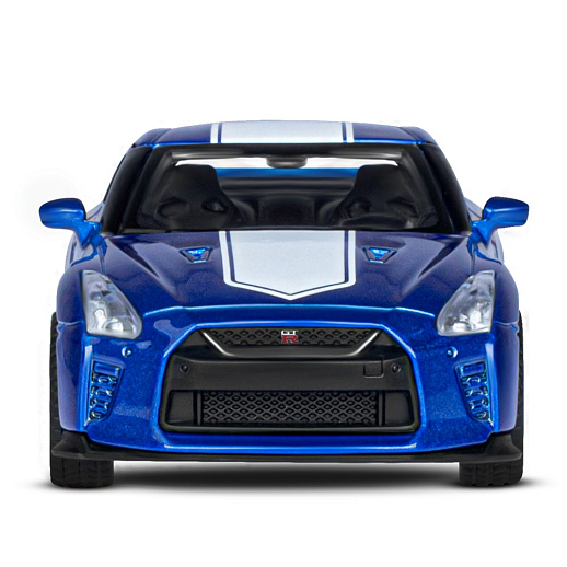 ТМ "Автопанорама" Машинка металлическая 1:42 Nissan GT-R (R35), синий, откр. двери, инерция, в/к 17,5*12,5*6,5 см в Джамбо Тойз #9