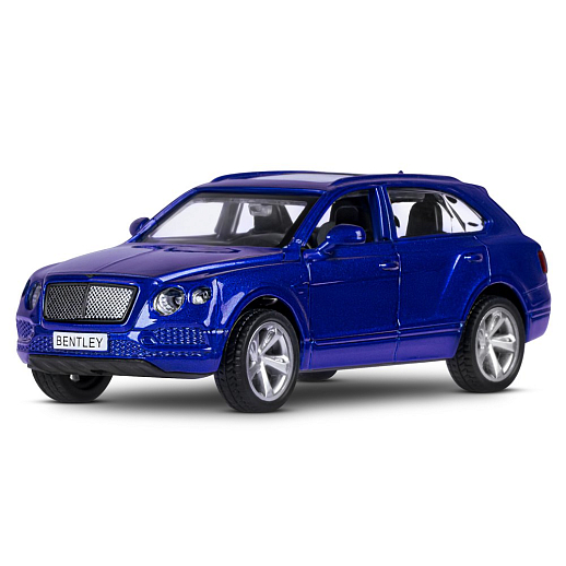 ТМ "Автопанорама" Машинка металлическая 1:45 BENTLEY BENTAYGA, синий, откр. двери, инерция, в/к 17,5*12,5*6,5 см в Джамбо Тойз #2