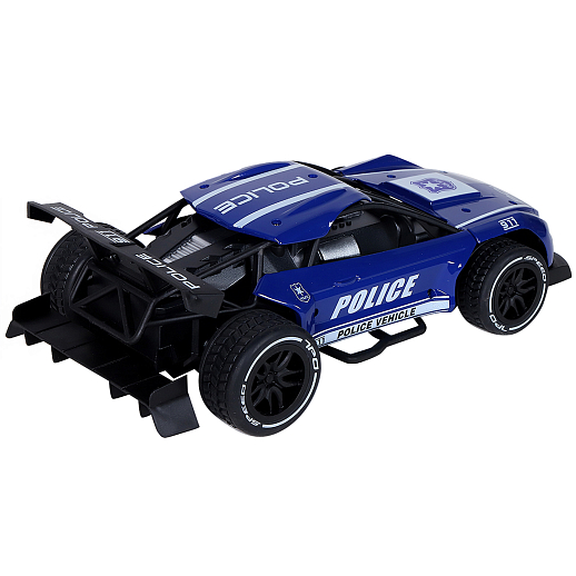 AUTODRIVE Р/У Суперскоростная металлическая машинка (до 15 км/ч+), М1:16, 2.4GHz, 4 канала, цвет синий, в/к 26*13,5*14см в Джамбо Тойз #5