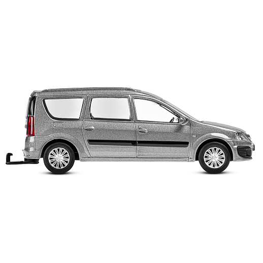 ТМ "Автопанорама" Машинка металлическая 1:43, LADA LARGUS серая, откр. 2 двери., инерция + сельхозприцеп в Джамбо Тойз #8