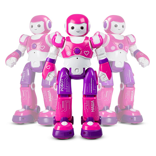 ТМ "Smart Baby" Робот Маша, радиоуправляемый, движения (вперед, назад, влево, вправо), танцы, звуки робота, обучение (интересные факты о космосе), считалочки, скороговорки, высота робота 27 см, в/к 28 X 19 X 10 см в Джамбо Тойз #27