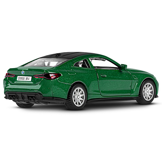 ТМ "Автопанорама" Машинка металлическая 1:42 BMW M4 (G82), зеленый, инерция, откр. двери, в/к 16*7,5*5 см в Джамбо Тойз #5