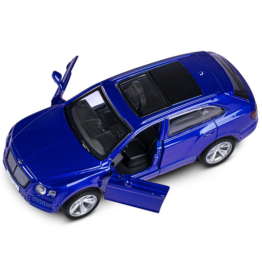 ТМ "Автопанорама" Машинка металлическая 1:45 BENTLEY BENTAYGA, синий, откр. двери, инерция, в/к 17,5*12,5*6,5 см в Джамбо Тойз #11