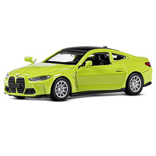 ТМ "Автопанорама" Машинка металлическая 1:42 BMW M4 (G82), желтый, инерция, откр. двери, в/к 17,5*12,5*6,5 см в Джамбо Тойз #6