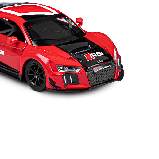 ТМ "Автопанорама" Машинка металлическая 1:24 Audi R8 LMS, красный,  откр. двери, свет, звук, свободный ход колес, в/к 24,5*12,5*10,5 см в Джамбо Тойз #18