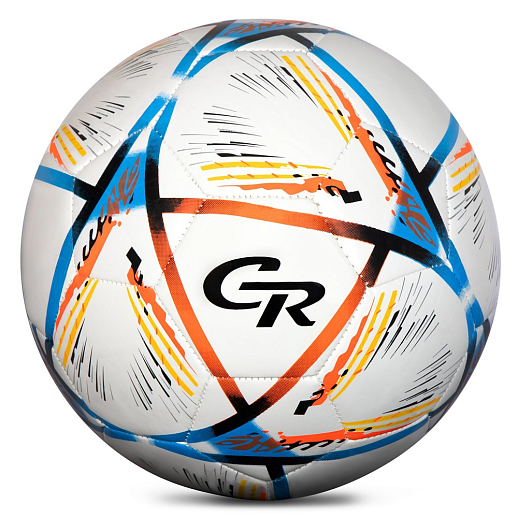 Футбольный мяч City Ride, белый/мульти, TPU 4 mm, 410г, игла в комплекте, в нейлоновом мешке в Джамбо Тойз