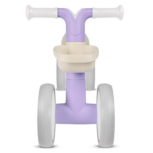 Беговел 4 колесный "CR" в/к. Алюминиевая рама, мягк. регул. сиденье, колеса 7" EVA, корзинка. Цвет фиолетовый в Джамбо Тойз #4