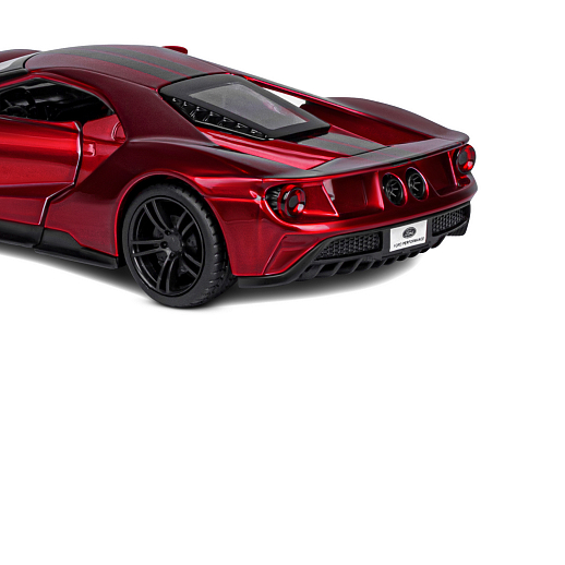 ТМ "Автопанорама" Машинка металлическая 1:32 Ford GT, красный, откр. двери, свет, звук, инерция, в/к 19*9*7 см в Джамбо Тойз #4
