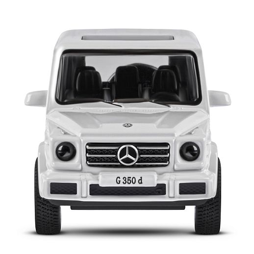 ТМ "Автопанорама" Машинка металлическая 1:42 Mercedes-Benz G350d, белый, откр. двери, инерция, в/к 17,5*12,5*6,5 см в Джамбо Тойз #10