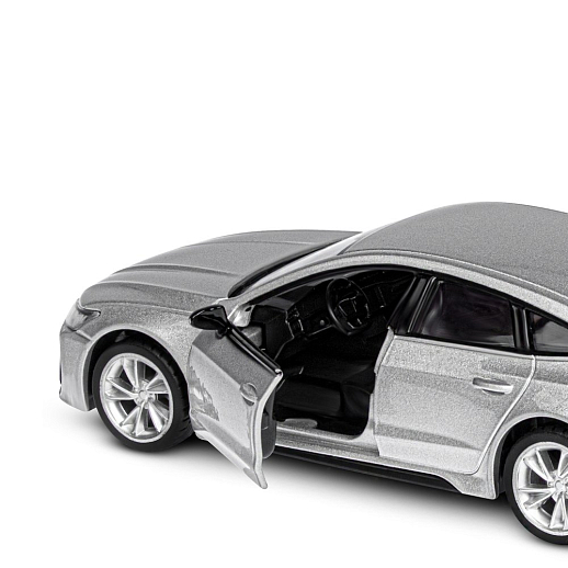 ТМ "Автопанорама" Машинка металл.1:35 Audi RS7 Sportback, серый, откр. двери и капот, свет, звук, инерция в/к 18*9*13,5 см в Джамбо Тойз #14