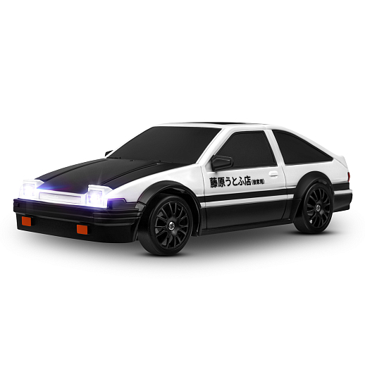 Р/у машина для дрифта М1:26,2.4GHz,4WD,сменные шины 4шт., конусы 4шт., свет,с аккум.,цвет белый с черн.,в бел.кор. 22*13,8*11,8см в Джамбо Тойз #12