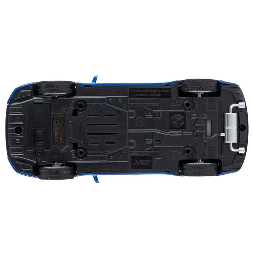 ТМ "Автопанорама" Машинка металлическая 1:32  Mitsubishi Lancer Evolution, синий, откр. двери, капот и  багажник, свет, звук, инерция, в/к 17,5*13,5*9 см в Джамбо Тойз #6