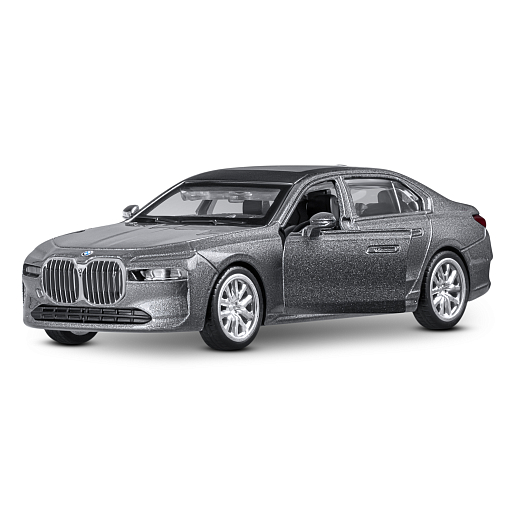 ТМ "Автопанорама" Машинка металл. 1:47 BMW I7, серый, инерция, откр. двери, в/к 17,5*12,5*6,5 см в Джамбо Тойз #6