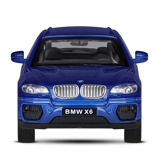 ТМ "Автопанорама" Машинка металлическая 1:43 BMW X6,синий, откр. двери, инерция, в/к 17,5*12,5*6,5 см в Джамбо Тойз #10