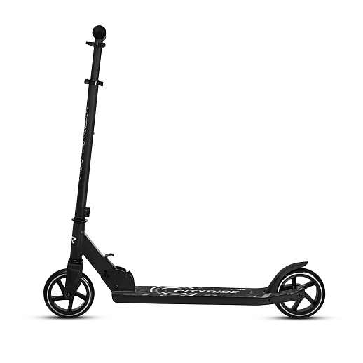 Двухколесный самокат CITYRIDE 145MM PU; алюминий/сталь порошковое покрытие; заниженная дека 52*10,5СМ, без амортизатора; руль 79-89СМ. Тормоз - сталь, подшипники: Abec-9, грипсы резина 100мм. в Джамбо Тойз #3