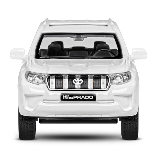 ТМ "Автопанорама" Машинка металлическая 1:42 Land Cruiser Prado, белый,  откр. двери, инерция, в/к 17,5*12,5*6,5 см в Джамбо Тойз #9