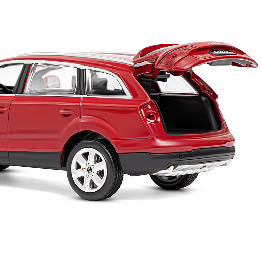 ТМ "Автопанорама" Машинка металлическая 1:24 Audi Q7, бордовый, откр. двери, капот и багажник, свободный ход колес, в/к 24,5*12,5*10,5 см в Джамбо Тойз #16