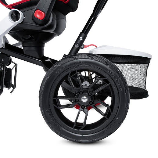 Детский трехколесный велосипед "CITYRIDE LUNAR 2.0". Пятиугольная рама, сиденье 360, складная крыша D600, подножки, надув.колеса 12/10, багажник, сумочка, фара в Джамбо Тойз #26