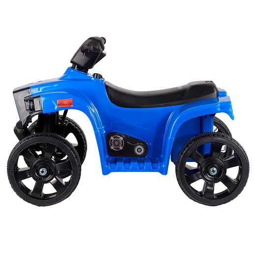 Детский квадроцикл, движение вперед/назад, свет, звук (мелодии Шаинского), пластиковые колёса, цвет синий, в/к 62*35*28 в Джамбо Тойз #5