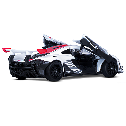ТМ "Автопанорама" Машинка металлическая 1:31 Mclaren P1™ GTR, белый, откр. двери, свет, звук, инерция, в/к 18*13,5*9 см в Джамбо Тойз #15