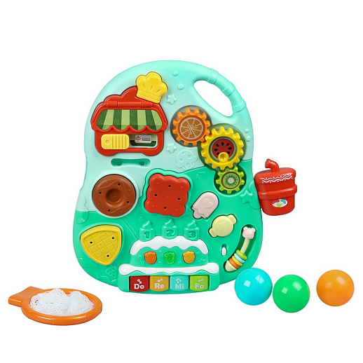 Ходунки, игровой центр, свет, звук, цвет зеленый, в/к 38х11х34,5 см в Джамбо Тойз #14