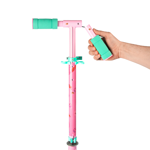 2хкол. самокат CITYRIDE Мила 120MM, 100% сталь, мягкие грипсы 95мм, розовый-мятный в Джамбо Тойз #4