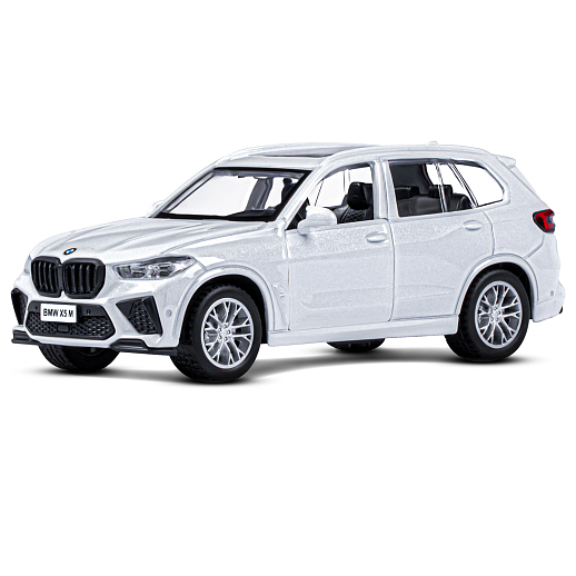 ТМ "Автопанорама" Машинка металлическая 1:43 BMW X5M, белый, инерция, откр. двери, в/к 17,5*12,5*6,5 см в Джамбо Тойз #2