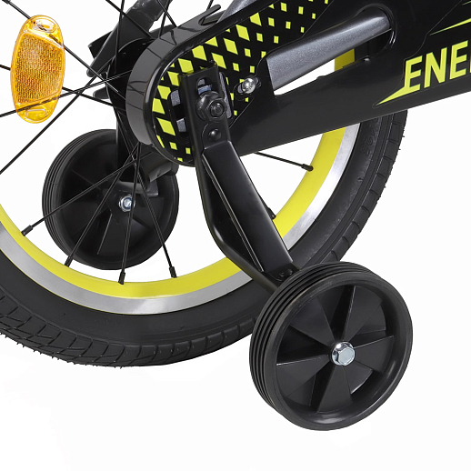 Детский велосипед Automobili Lamborghini Energy , рама сталь , диск 16 алюминий , втулки сталь, крылья пластик, страх.колеса, цвет Серый в Джамбо Тойз #8