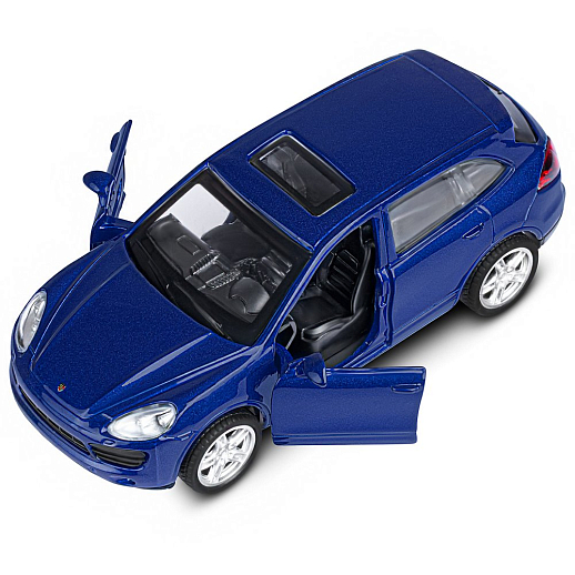 ТМ "Автопанорама" Машинка металлическая 1:43 Porsche Cayenne S, синий перламутр, откр. двери, инерция, в/к 17,5*12,5*6,5 см в Джамбо Тойз #10