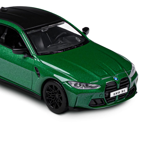 ТМ "Автопанорама" Машинка металлическая 1:32 BMW M4 (G82) зеленый, открываются двери, свет, звук, инерция, в/к 18*13,5*9 см в Джамбо Тойз #18