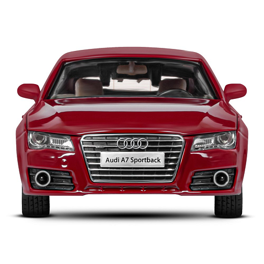 ТМ "Автопанорама" Машинка металлическая 1:24 Audi A7, бордовый, откр. двери, капот и багажник, свет, звук, свободный ход колес, в/к 24,5*12,5*10,5 см в Джамбо Тойз #11