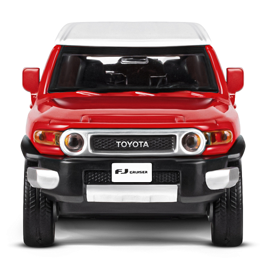 ТМ "Автопанорама" Машинка металлическая  1:32 Toyota FJ Cruiser, красный, свет, звук, откр. двери, инерция, в/к 17,5*13,5*9 см в Джамбо Тойз #11