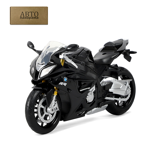 ТМ "Автопанорама" Мотоцикл металл. 1:12 BMW S1000R, черн., свободный ход колес, в/к 22,6*12,7*7,2 см в Джамбо Тойз