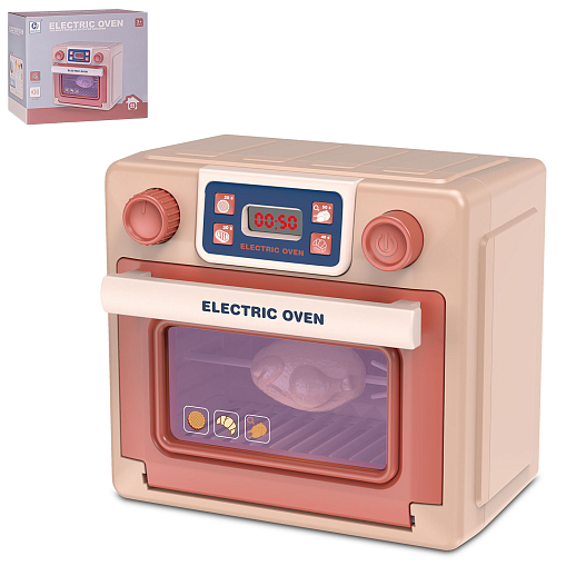 Игрушечная бытовая техника - духовка, со свет.и звук.эффект., в/к 22,5*14,5*19 см в Джамбо Тойз