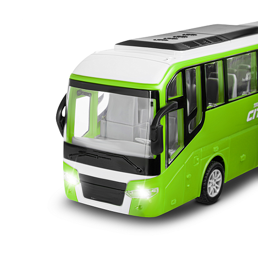 Р/У автобус,  с аккум., цвет зеленый, в/к 37,5*13,5*13,5см в Джамбо Тойз #5