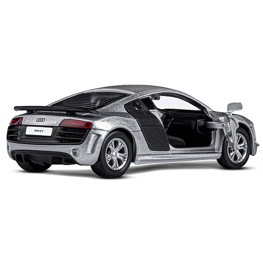 ТМ "Автопанорама" Машинка металлическая 1:43 Audi R8 GT, серебро, откр. двери, инерция, в/к 17,5*12,5*6,5 см в Джамбо Тойз #12