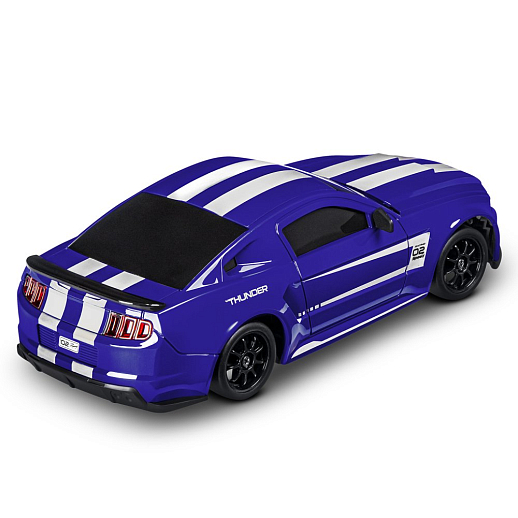 Р/у машинка для дрифта М1:24,2.4GHz,4WD,сменные шины 4шт., конусы 4шт.,свет,с аккум.,цвет синий,в/к 22,4х14,5х10,8см в Джамбо Тойз #3