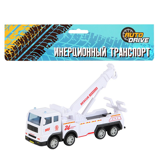AUTODRIVE Машина Эвакуатор инерционная, в/п 26,4*4*18,5см, , в Джамбо Тойз