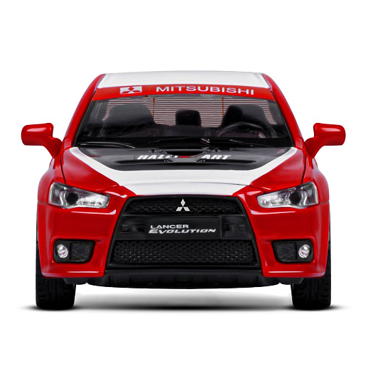 ТМ "Автопанорама" Машинка металлическая1:32 Mitsubishi Lancer Evolution, красный, откр. двери, капот и багажник, свет, звук, инерция, в/к 18*13,5*9 см в Джамбо Тойз #11
