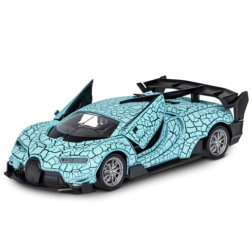AUTODRIVE 1:24 Р/У машинка,5 каналов,двери откр. с пульта, свет, цвет голубой,в/к 28х6,5х12см в Джамбо Тойз #5