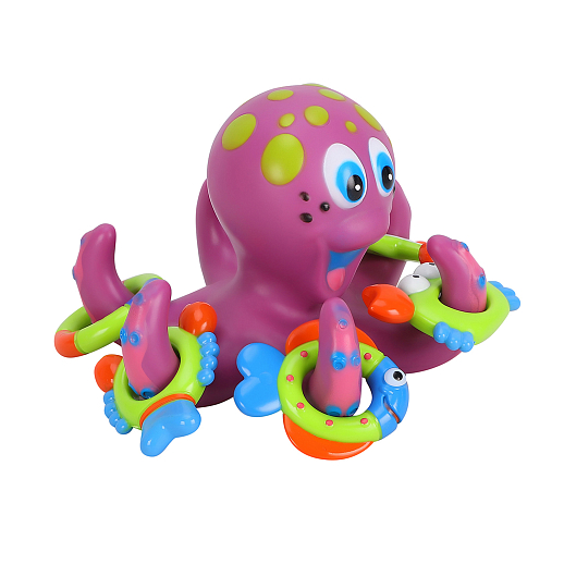 Игрушка развивающая "Забавный осьминог с кольцами" в Джамбо Тойз #5