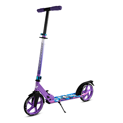 2хкол. самокат CITYRIDE 200, сталь 100%, грипсы 135мм TPR, колеса PU 200/200 мм. Розовый в Джамбо Тойз #2