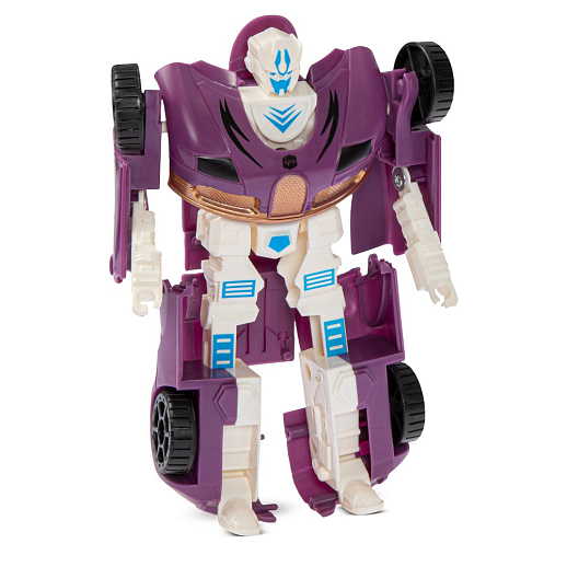 Робот-трансформер, цвет фиолетовый,  в /к 16*5,5*24см в Джамбо Тойз #7